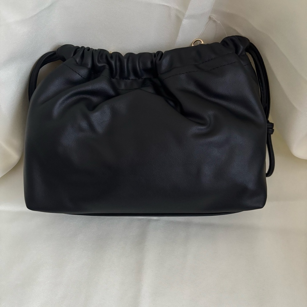 Universal Thread Black Clutch with Gold Chain - Picture 2 of 5